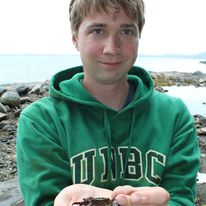 Dr. Travis Gerwing in a marine environment