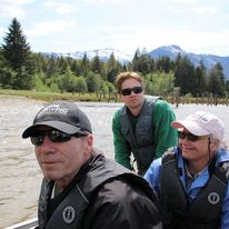 Dr. Travis Gerwing on a boat